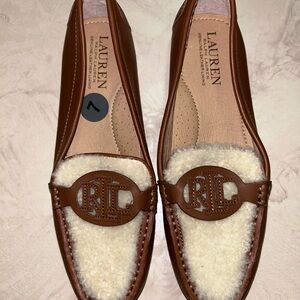 Lauren Ralph Lauren Brynn Driver Loafers with Shearling